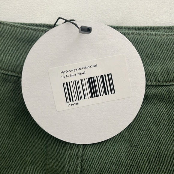 Khaki Green Princess Polly Mini Skirt - Picture 3 of 4